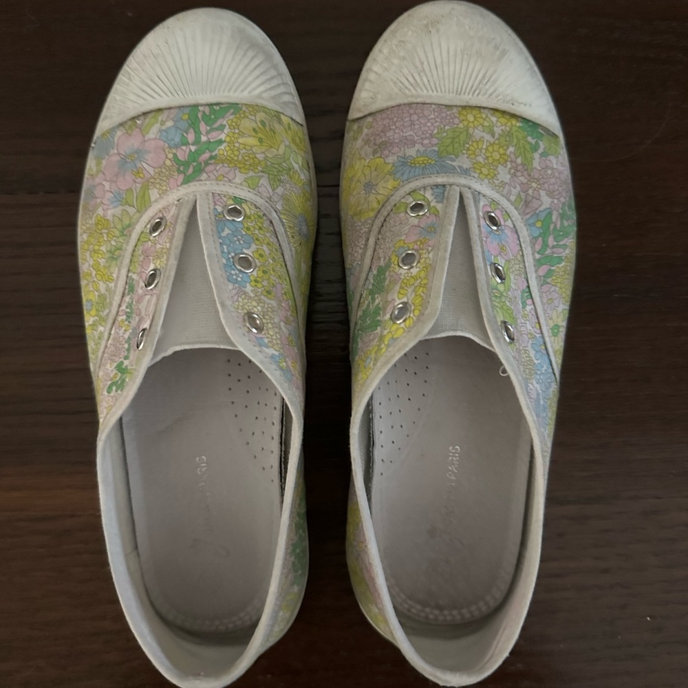 Jacadi Liberty Print Slip On Sneakers Size 35